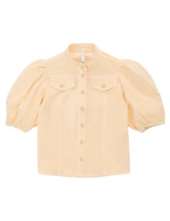 August Utility Denim Top