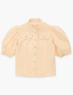 August Utility Denim Top