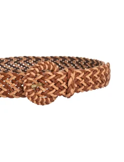 Braided Leather Jean Belt