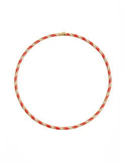 Candy Stripe Pave Choker