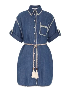 Chintz Mini Shirt Dress