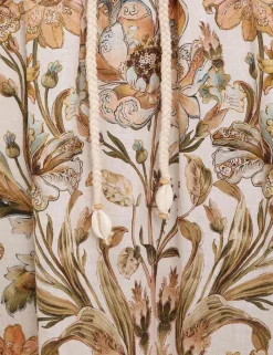 Chintz Tiered Midi Skirt