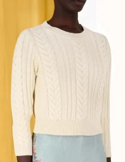 Devi Cable Knit Top