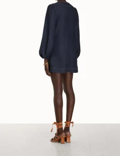 Devi Lace Up Tunic Dress