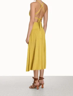 Devi Lurex Midi Dress