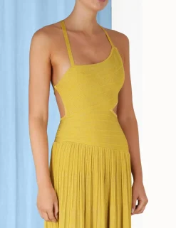 Devi Lurex Midi Dress