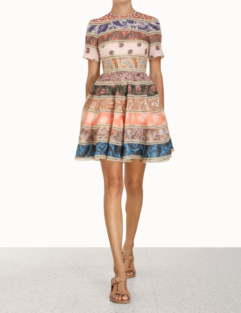 Devi Spliced Mini Dress