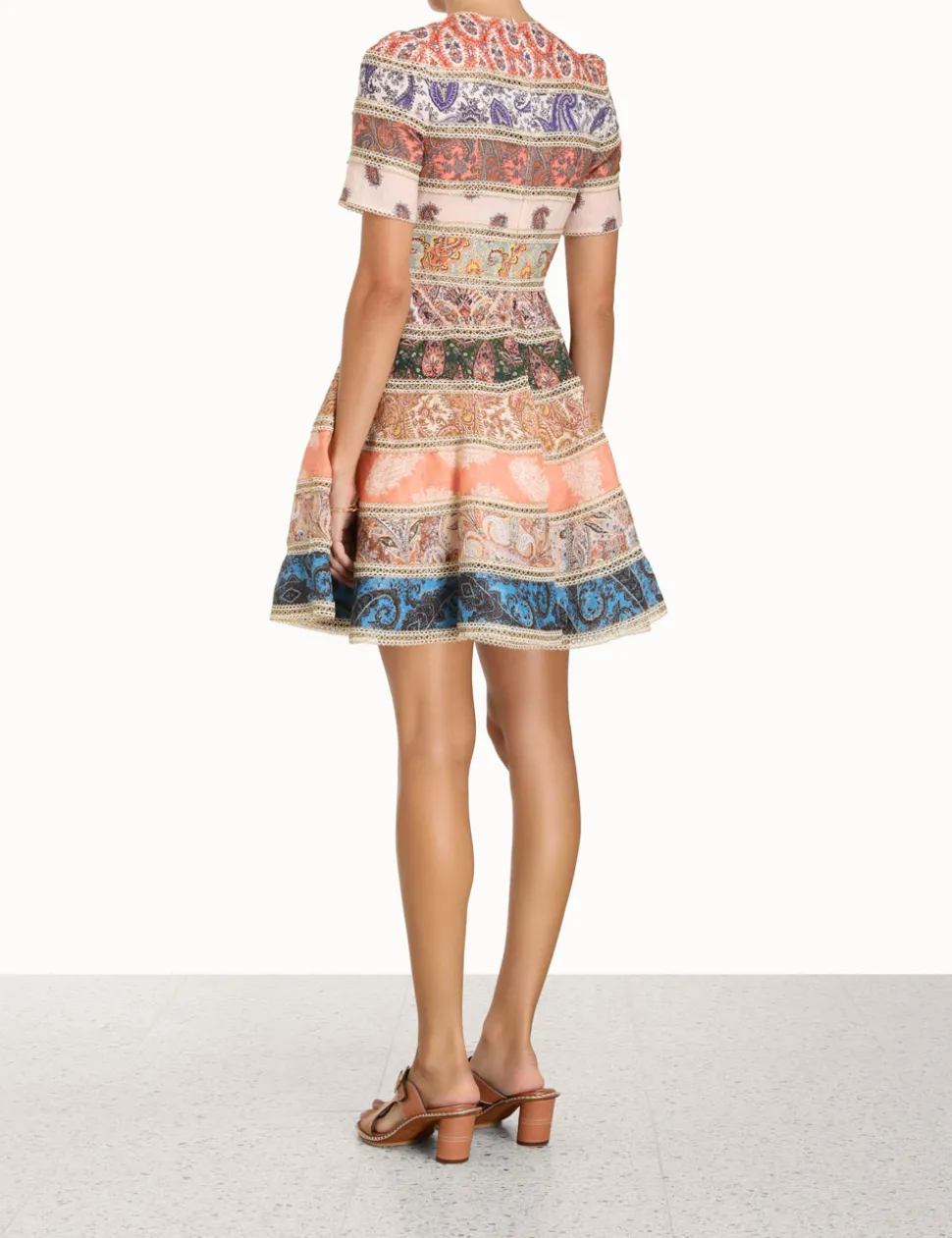 Devi Spliced Mini Dress