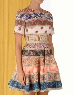 Devi Spliced Mini Dress