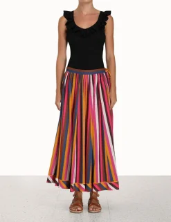 Devi V-Neck Frill Tank