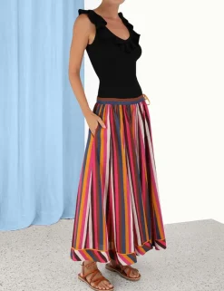 Devi V-Neck Frill Tank