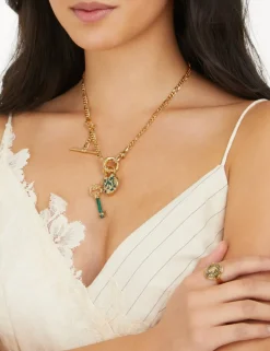 Enamel Locket Necklace