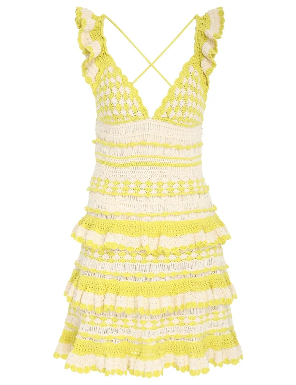 Halcyon Crochet Frill Mini