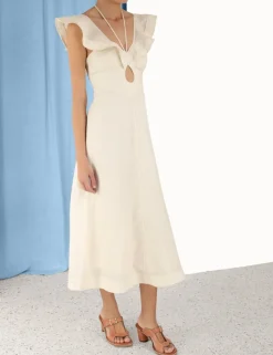 Halcyon Flutter Midi Dress