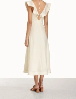 Halcyon Flutter Midi Dress