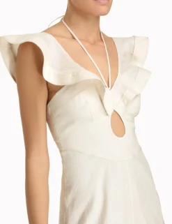 Halcyon Flutter Midi Dress