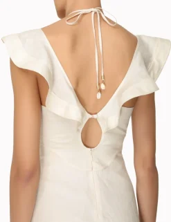 Halcyon Flutter Midi Dress