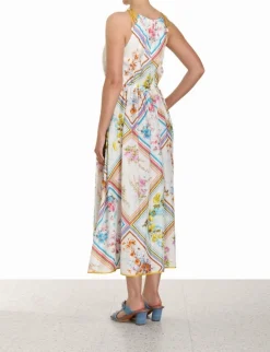 Halcyon Halter Scarf Dress