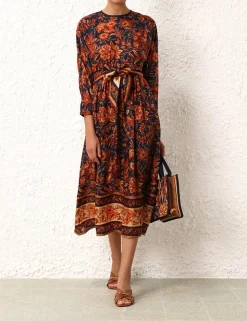 Junie Long Sleeve Midi Dress