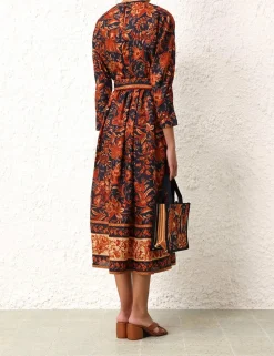 Junie Long Sleeve Midi Dress