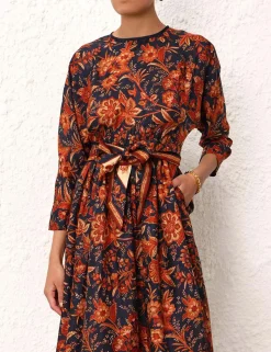 Junie Long Sleeve Midi Dress