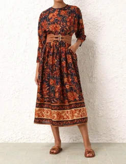 Junie Long Sleeve Midi Dress