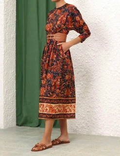 Junie Long Sleeve Midi Dress