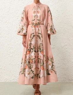 Lexi Billow Long Dress