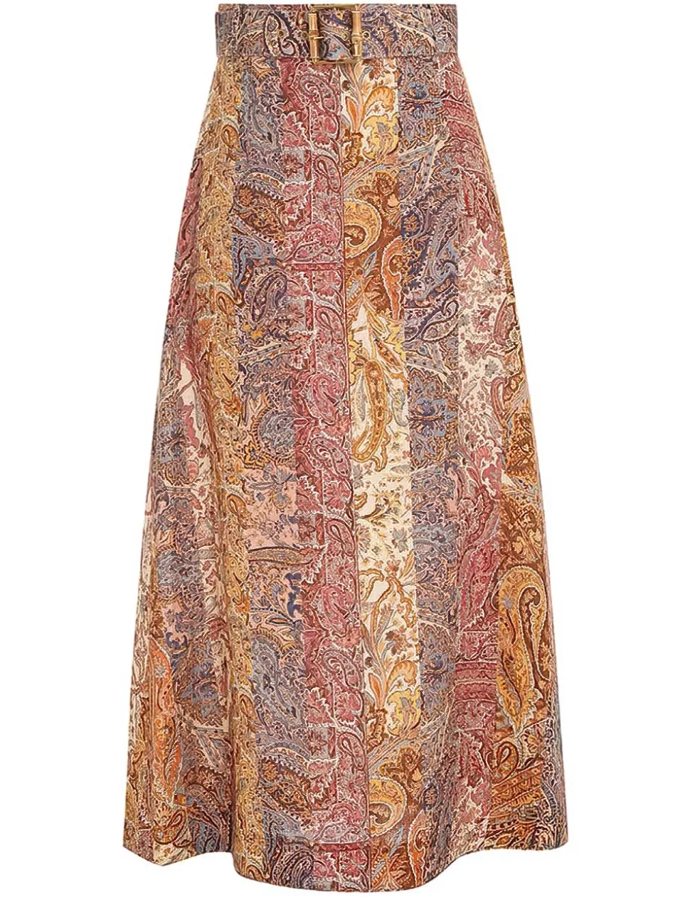 Luminosity A-Line Midi Skirt