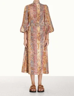 Luminosity A-Line Midi Skirt