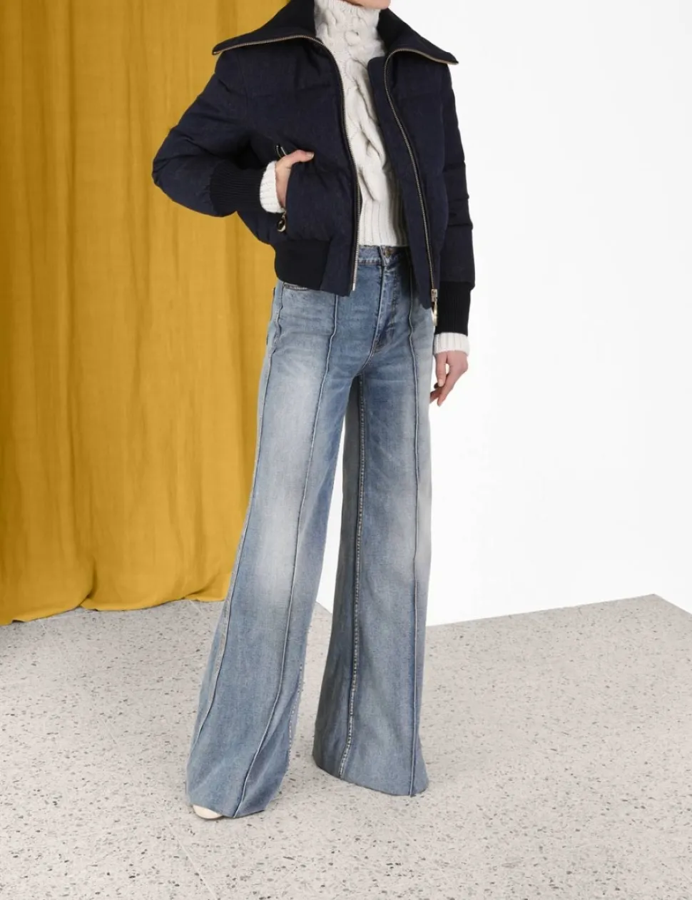 Luminosity Denim Down Jacket