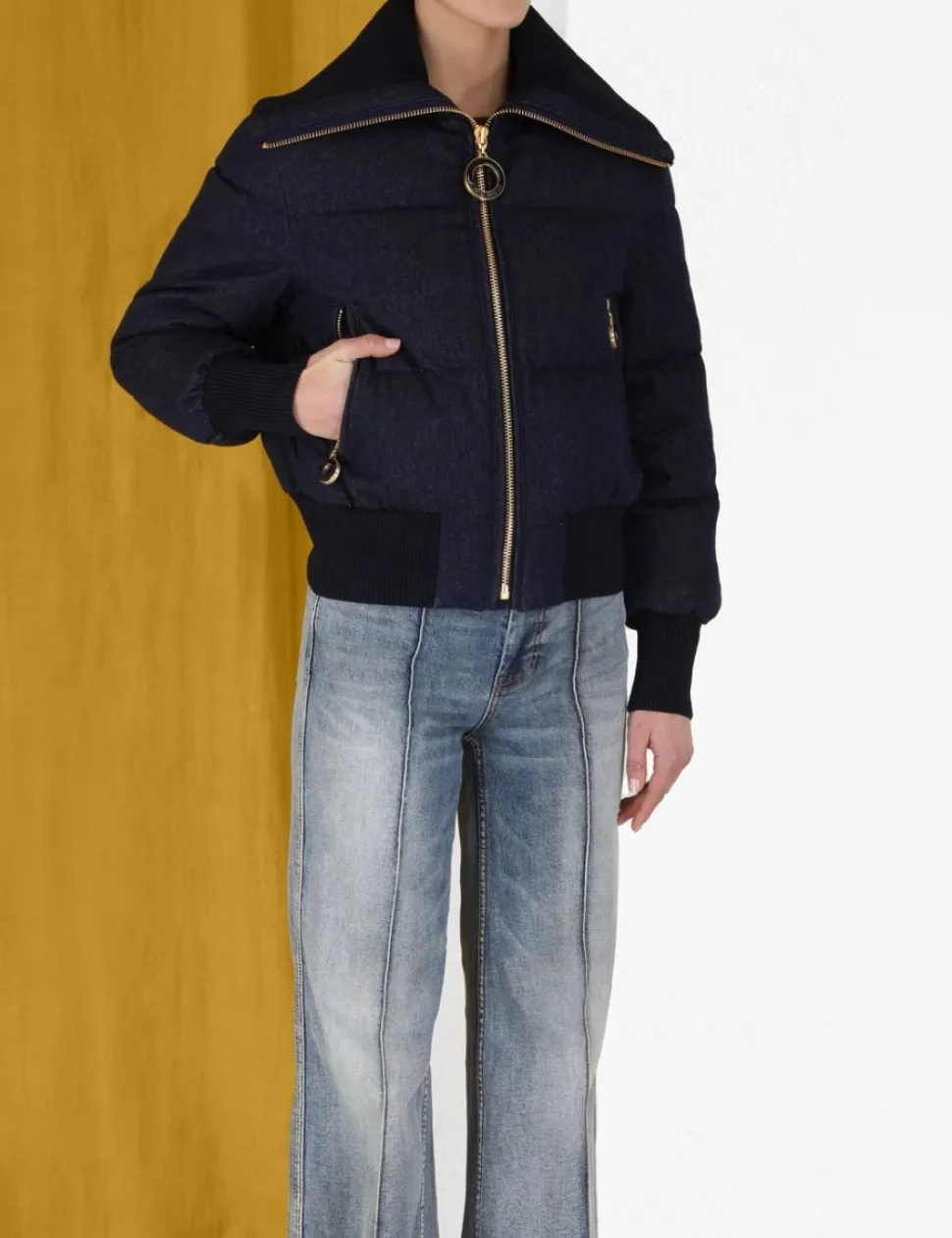 Luminosity Denim Down Jacket