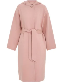 Luminosity Felted Hooded Coat