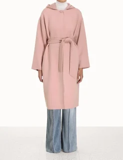 Luminosity Felted Hooded Coat