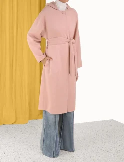 Luminosity Felted Hooded Coat