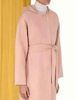 Luminosity Felted Hooded Coat