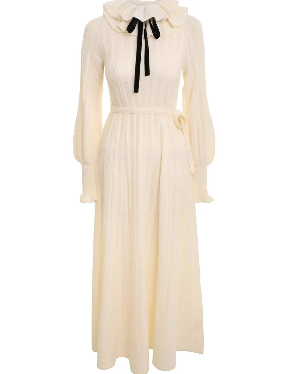 Luminosity Frill Neck Dress