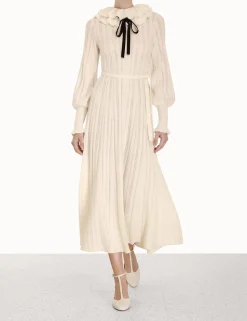 Luminosity Frill Neck Dress