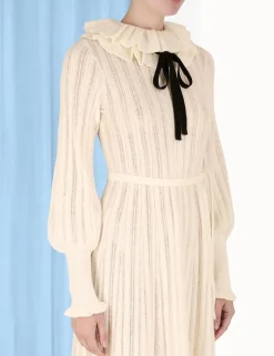 Luminosity Frill Neck Dress