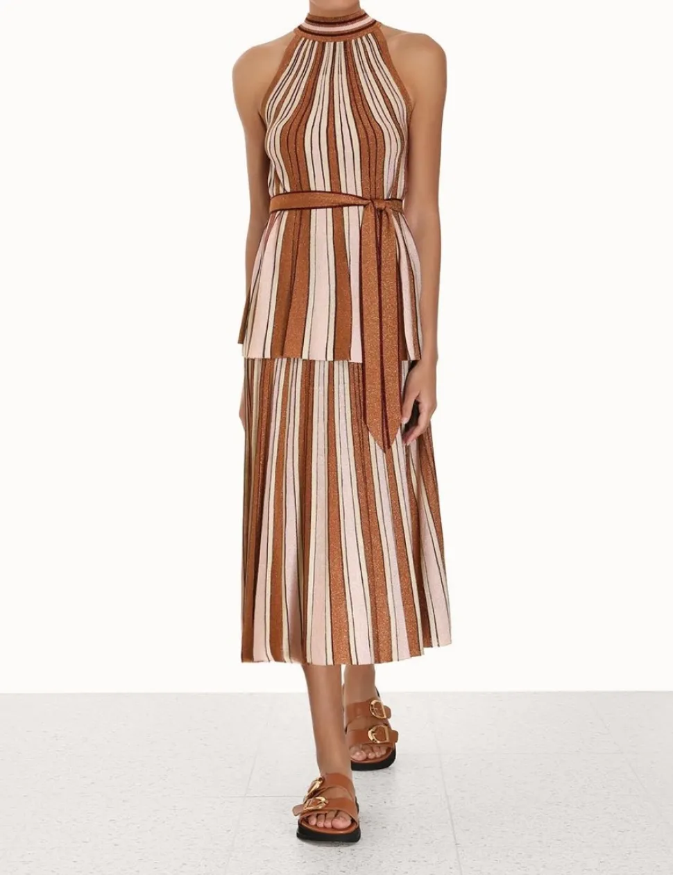 Luminosity Lurex Stripe Skirt