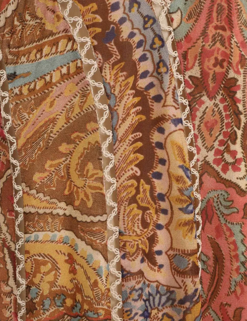 Luminosity Panelled Midi Dress