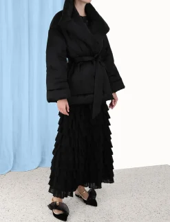 Luminosity Satin Wadded Jacket