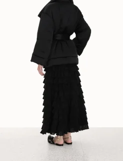 Luminosity Satin Wadded Jacket