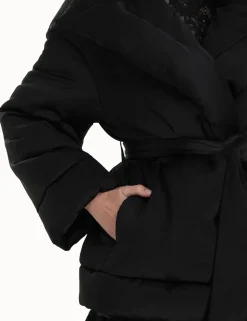 Luminosity Satin Wadded Jacket