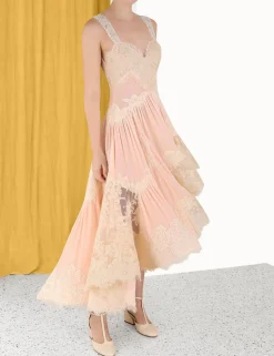 Luminosity Velvet Lace Midi