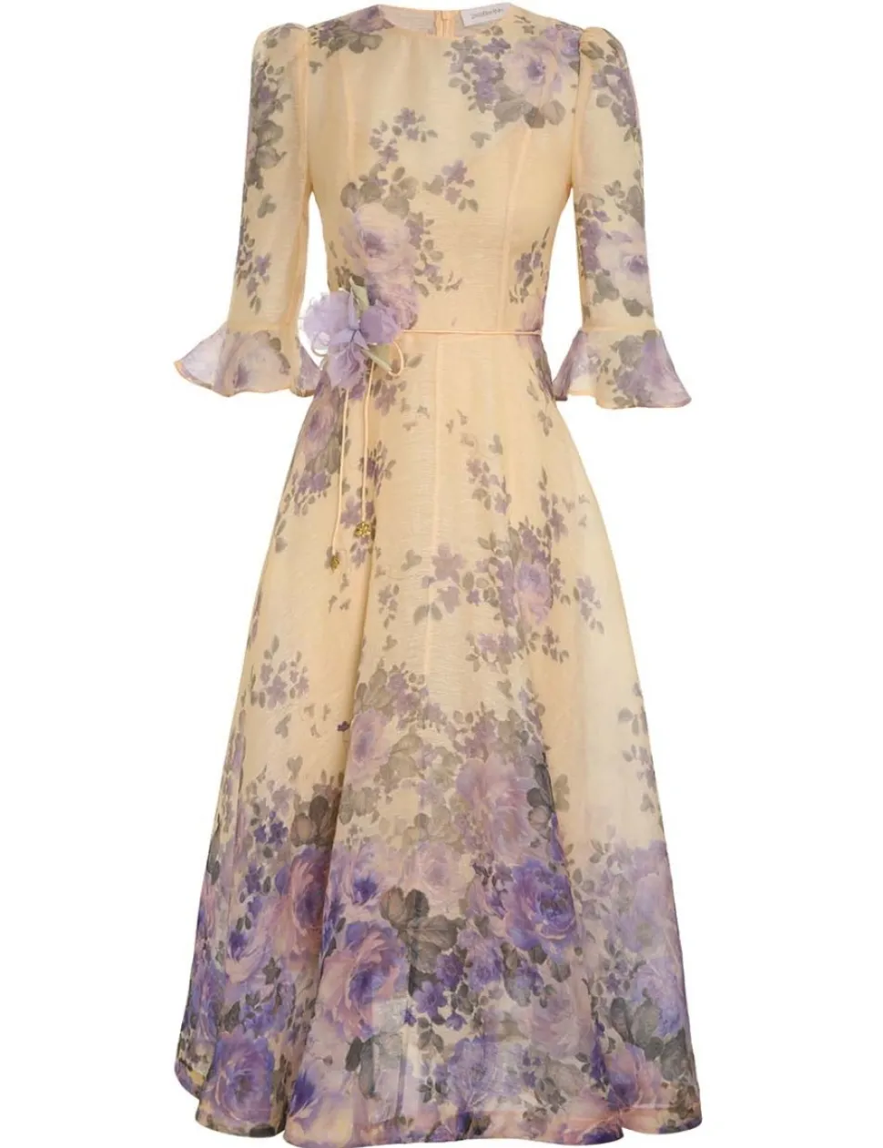 Lyrical Flare Sleeve Midi