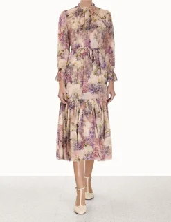 Lyrical Lantern Midi Dress