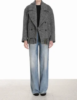 Lyrical Oversized Biker Jacket