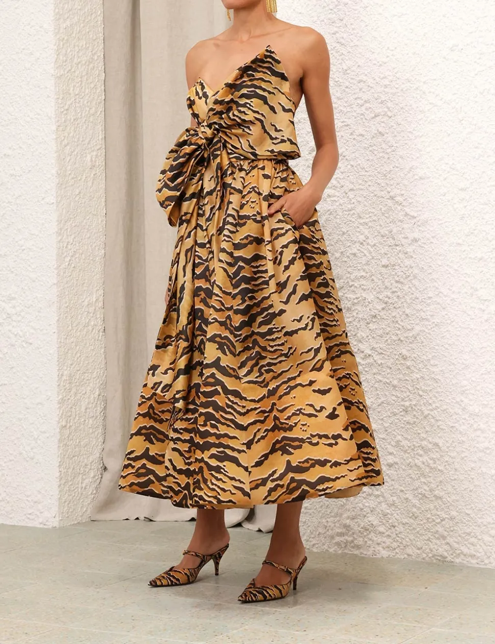 Matchmaker Bow Midi Dress