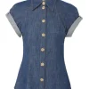 Matchmaker Denim Blouse